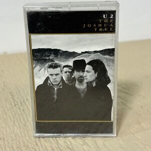 U2 The Joshua Tree Cassette Tape 1987 Island Records Rock Music Album 90581-4